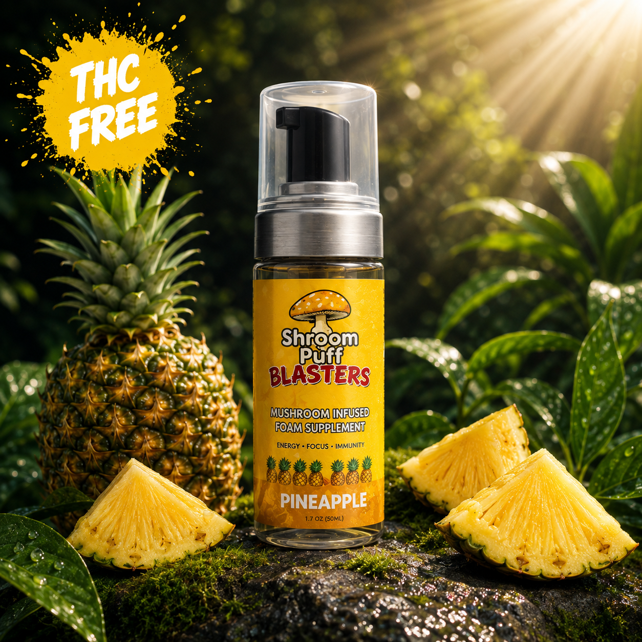 ShroomPuff Blasters CO2 Nitrous Propellant Mushroom Distillate Spray