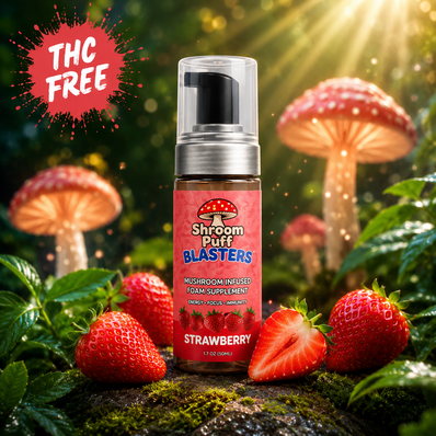 ShroomPuff Blasters CO2 Nitrous Propellant Mushroom Distillate Spray