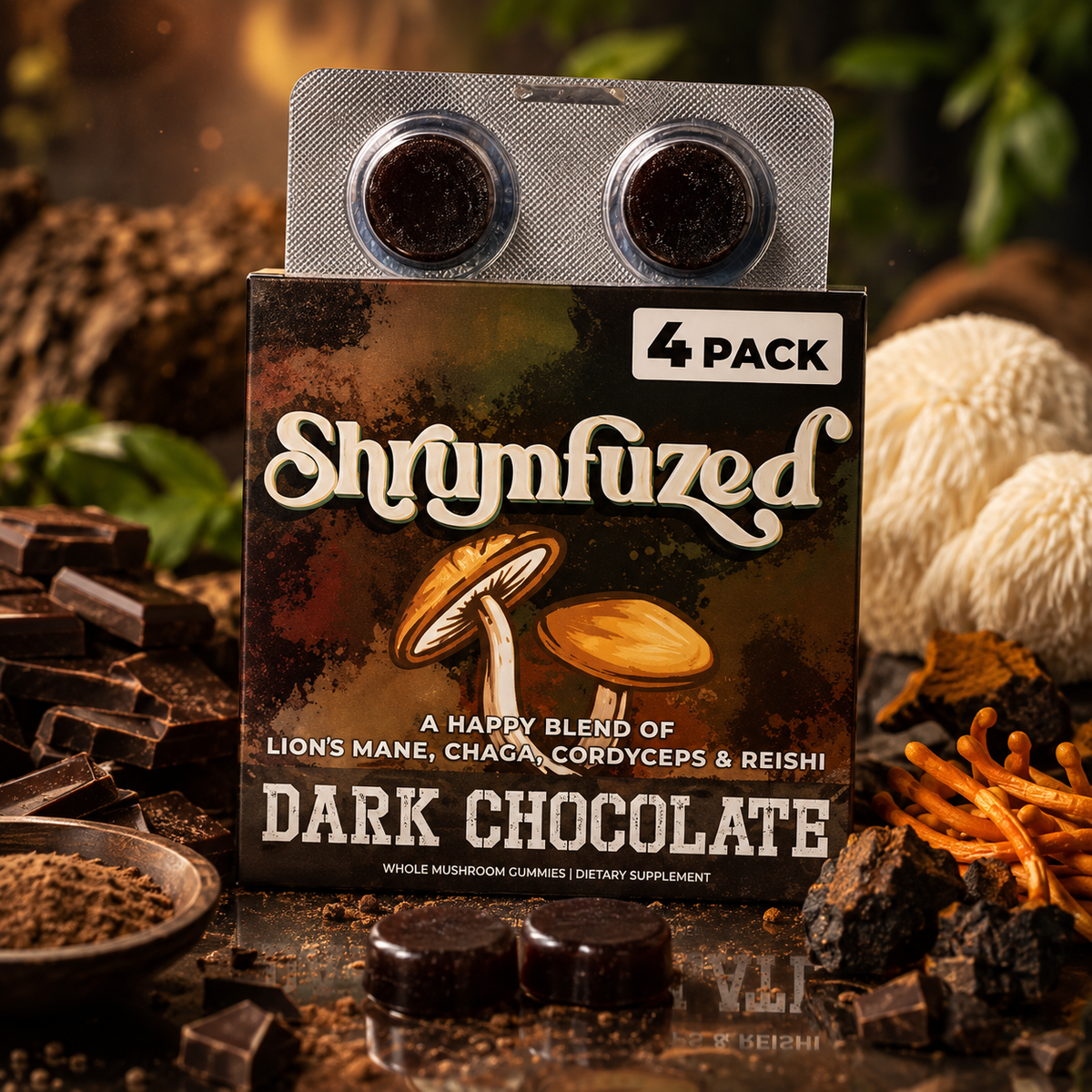 DazeD Shrumfuzed Chocolate Trippy Bites