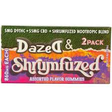 Dazed & Shrumfuzed Assorted D9THC+CBD+Nootropic Gummies [7200mg /2pk]