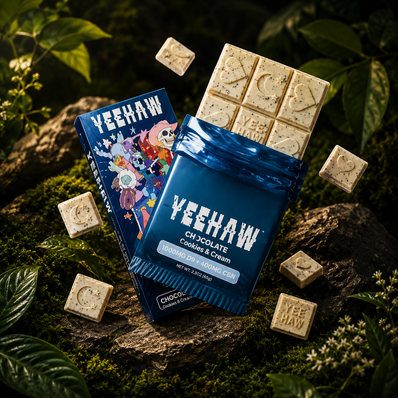 YEEHAW Mushroom Chocolate Bar | 4g Blend | The Plug Wellness