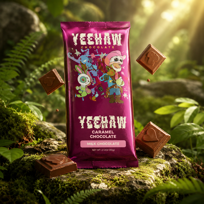 YEEHAW Infused Chocolate Bar(s) [4g/1.76oz] Milk Chocolate